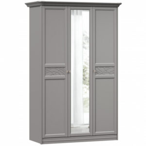 Шкаф Юлия серый 3-дверный