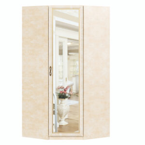 Անկյուն պահարան 2 դուռ Ալեքսանդրիա լրացուցիչ լենտո կաշի