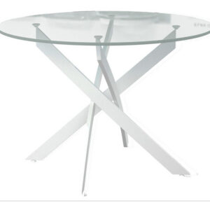 Դիկլայն Ռ90 թափանցիկ ապակի / հիմք սպիտակ 90*90*76