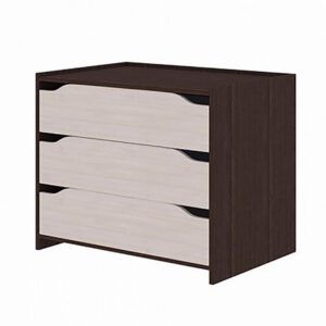 Chest of drawers Milton Oak Wenge/Oak Light Chamonix