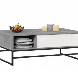 Լրագրասեղան Kyoln մոխրագույն/սպիտակ