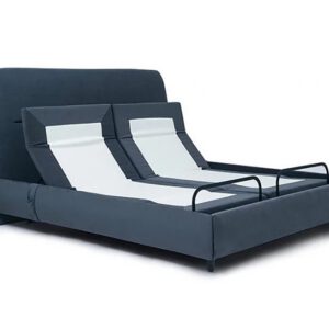 Մահճակալ+գլուխ+2 ներքնակ բաց մոխրագույն 21901 Տետռա 180*200