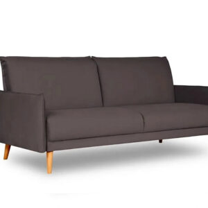 "ՆԱՏԵՆ Ռելաքս" բարձերով 3 տեղ թավշյա Maxx 235 մուգ-շագանակագույն