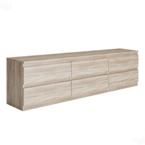 Кастор cabinet 6 drawer oak sonoma