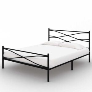 Stripe 160*200 black metal